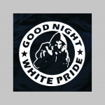 Good Night White Pride plavky s motívom - plavkové pánske kraťasy s pohodlnou gumou v páse a šnúrkou na dotiahnutie vhodné aj ako klasické kraťasy na voľný čas